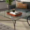 Safari Leather Tray, by Sarreid, 1'3" length x 1'7" width x 2" height thumbnail 13