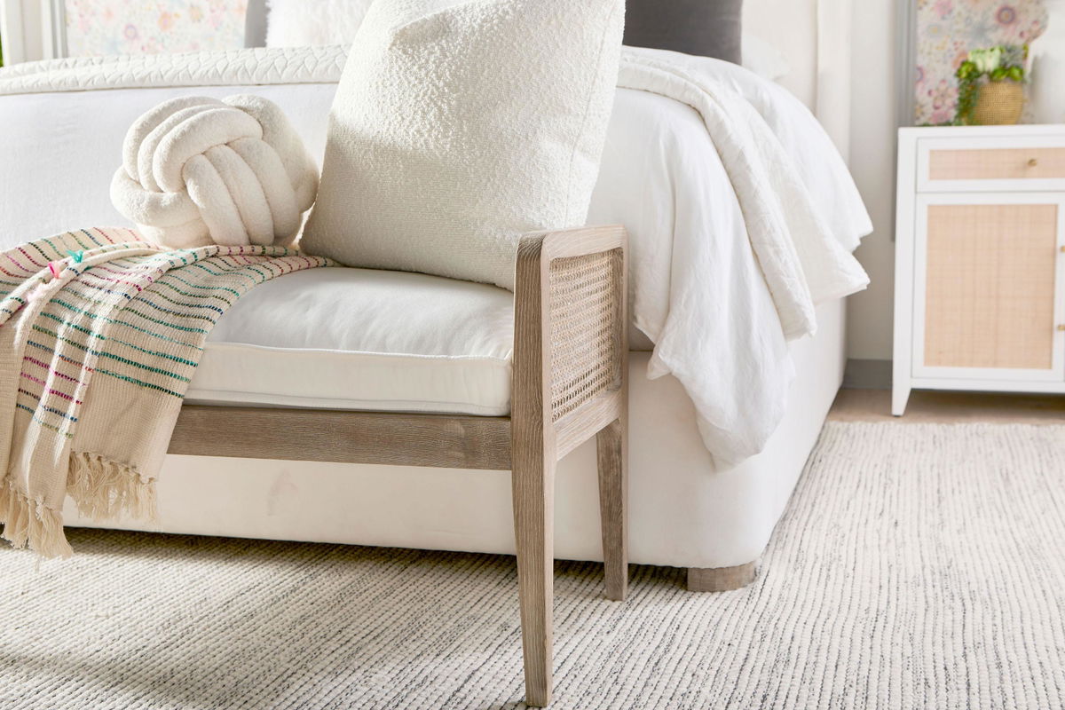 Leone Bench, Ottoman by Essentials for Living, 52" width x 22.25" height x 18" depth View 6