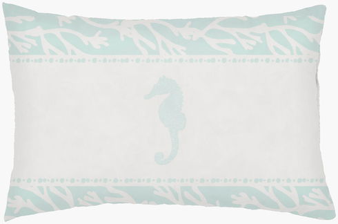 Seasalt & Seahorses Lumbar Pillow