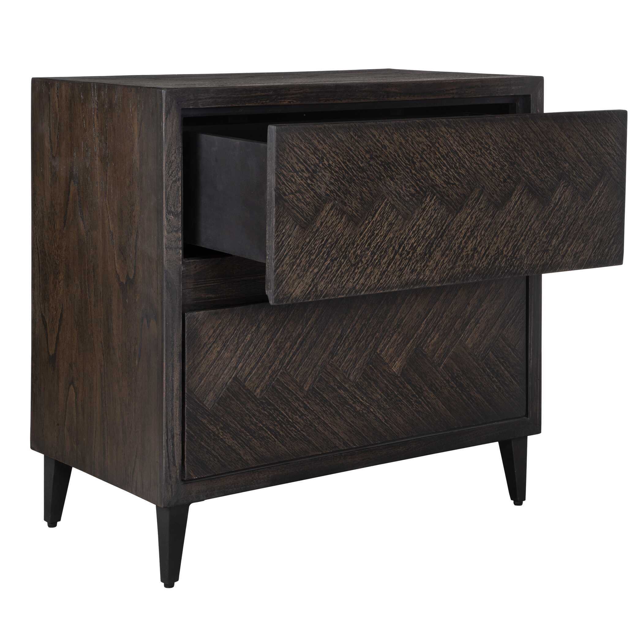 Abba Herringbone Accent Chest large image 