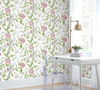 Teahouse Floral White & Blush Wallpaper thumbnail 1
