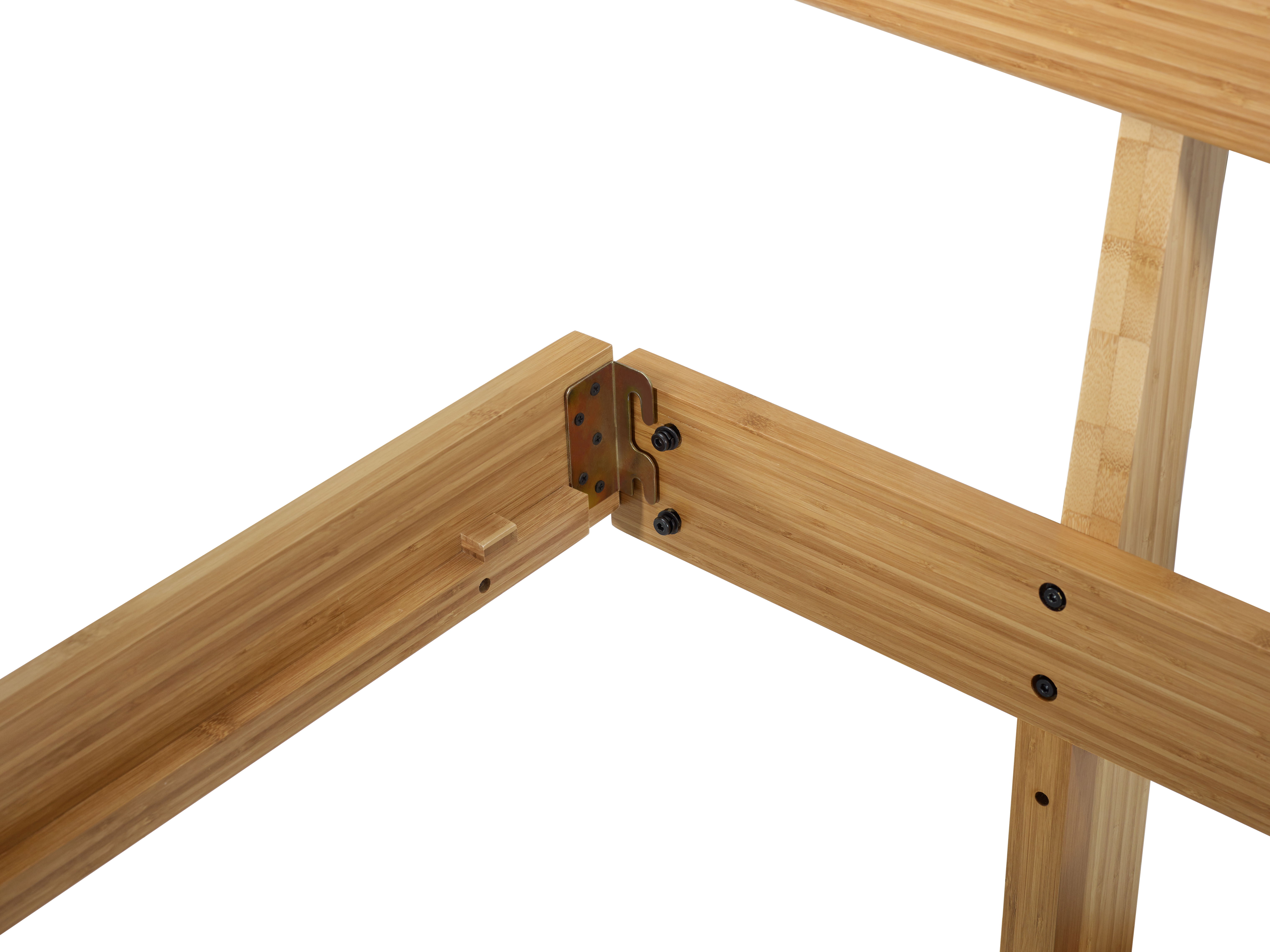 Azara Queen Platform Bed, Caramelized, by Greenington, 87" length x 64.5" width x 44" height View 5