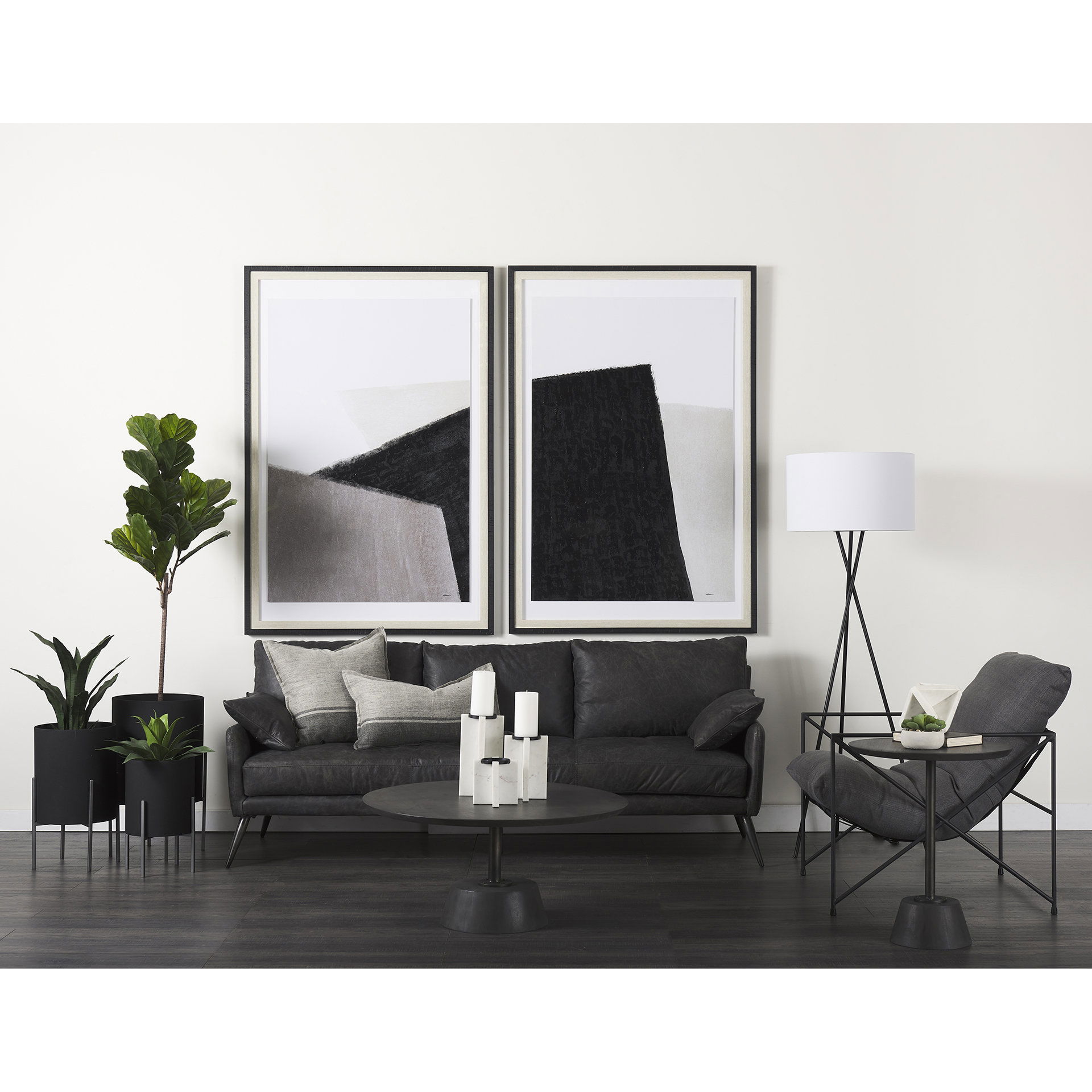 Sophia 5.5 L x 5.5 W x 8.5 H White Marble Decor Stand, Decorative Object by Mercana, 5.5" length x 5.5" width x 8.5" height View 2