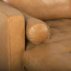 Svend 111.4L x 68.0W x 33.9H Tan Leather Left Chaise Sectional Sofa, by Mercana, 75.2" length x 37.8" width x 33.86" height thumbnail 9