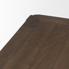 Teva 72'L x 39'W Rectangular Dining Table | Modern | Dark Brown Wood | Seats 6, by Mercana, 72" length x 39" width x 30" height thumbnail 7
