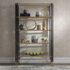 Kentmore Modern Etagere, Furniture by Uttermost, 47.25" width x 78.75" height x 16.25" depth thumbnail 2