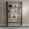 Kentmore Modern Etagere, Shelving & Bookcase by Uttermost, 47.25" width x 78.75" height x 16.25" depth thumbnail 2