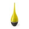 Jasse Large Yellowith Gray Ombre Glass Vase, by Mercana, 7.09" length x 7.09" width x 20.67" height thumbnail 1