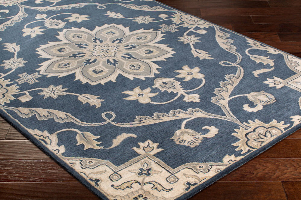 Caesar Handmade Rug, by Surya, 1'6" length x 1'6" width