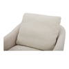 Linden Swivel Chair Soft Beige, Accent Chair by Moe's Home, 33" width x 28.35" height x 34" depth thumbnail 6