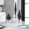 Alize Black Sculptures Set/3, Decorative by Uttermost, 3.5" width x 14" height x 3.5" depth thumbnail 5