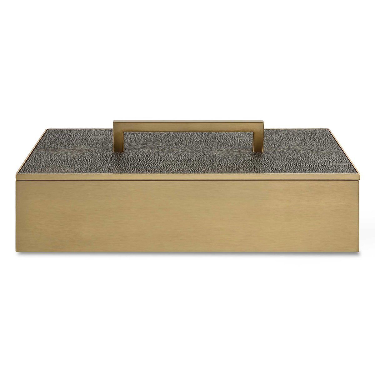 Wessex Gray Box, Boxe by Uttermost, 14" width x 4.75" height x 7" depth View 1