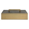 Wessex Gray Box, Boxe by Uttermost, 14" width x 4.75" height x 7" depth thumbnail 1