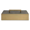 Wessex Gray Box, Decorative by Uttermost, 14" width x 4.75" height x 7" depth thumbnail 1