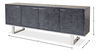 *Bronzini Credenza, Embossed Blue/Grey, Cabinets & Sideboard by Sarreid, 94" length x 20" width x 34" height thumbnail 14