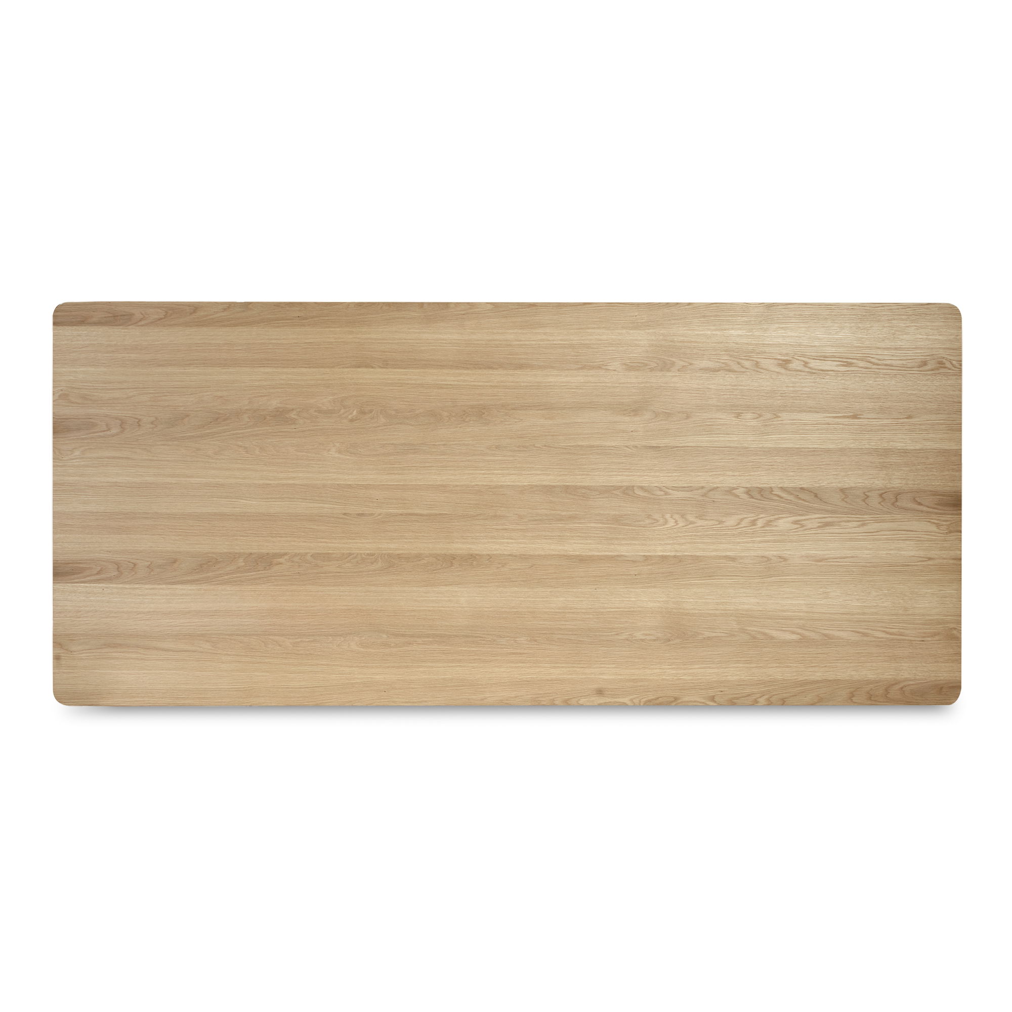 Round Off Small Dining Table Natural Oak, by Moe's Home, 88" width x 29" height x 39" depth View 4