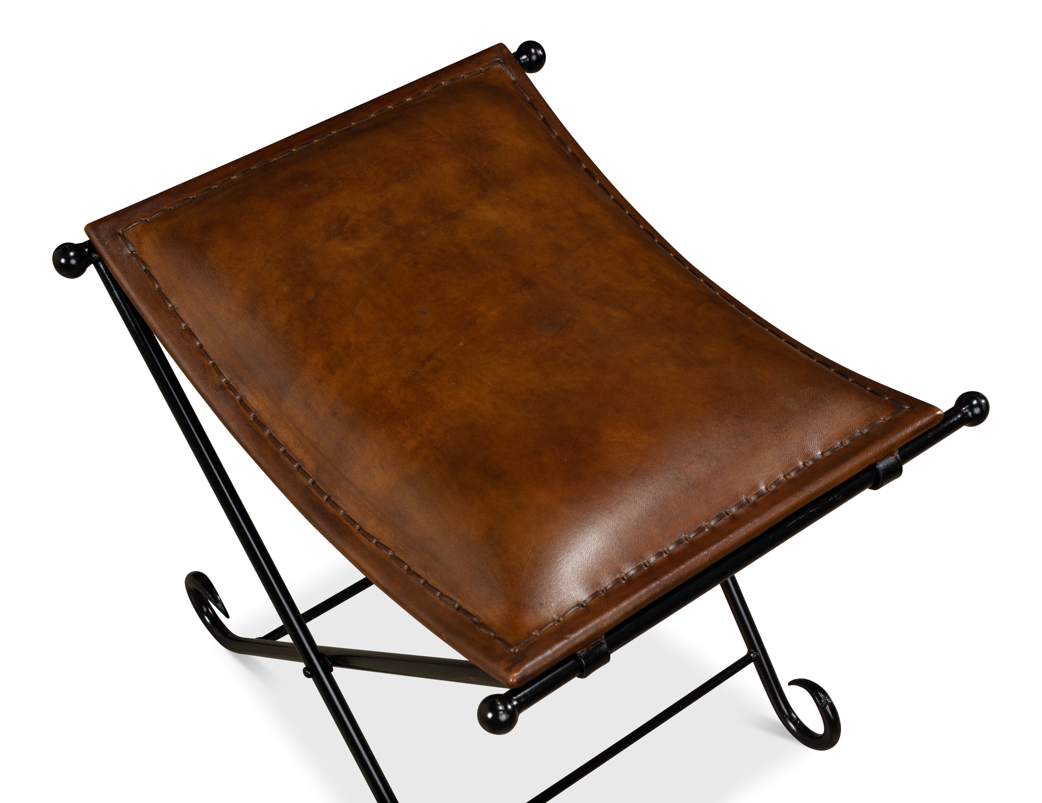 Mozambique Field Chair, Seating by Sarreid, 20" length x 18" width x 19" height View 3