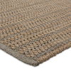 Elmas Handmade Indoor/Outdoor Striped Tan/Gray Area Rug (4'X6') thumbnail 5