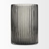 Dawn Short Smokey Black Glass Vase thumbnail 6