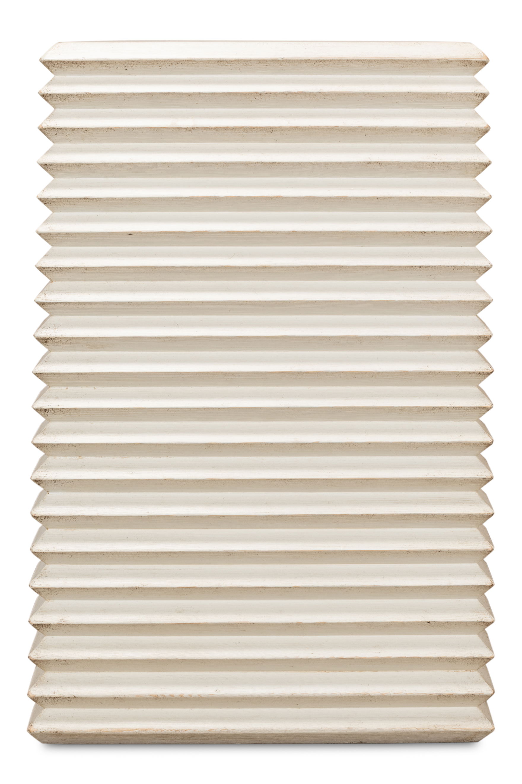 Stacked Side Table, Antique White, Side & End Table by Sarreid, 20" length x 16" width x 24" height View 22