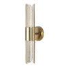 Cret 2 Light LED Brass Sconce thumbnail 2