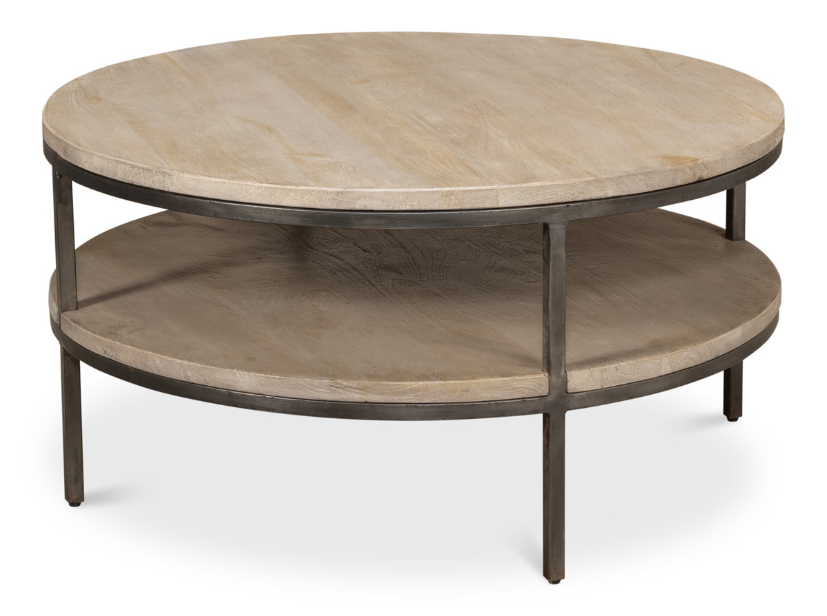 De Stiol Coffee Table, by Sarreid, 2'11" length x 2'11" width x 1'6" height View 1