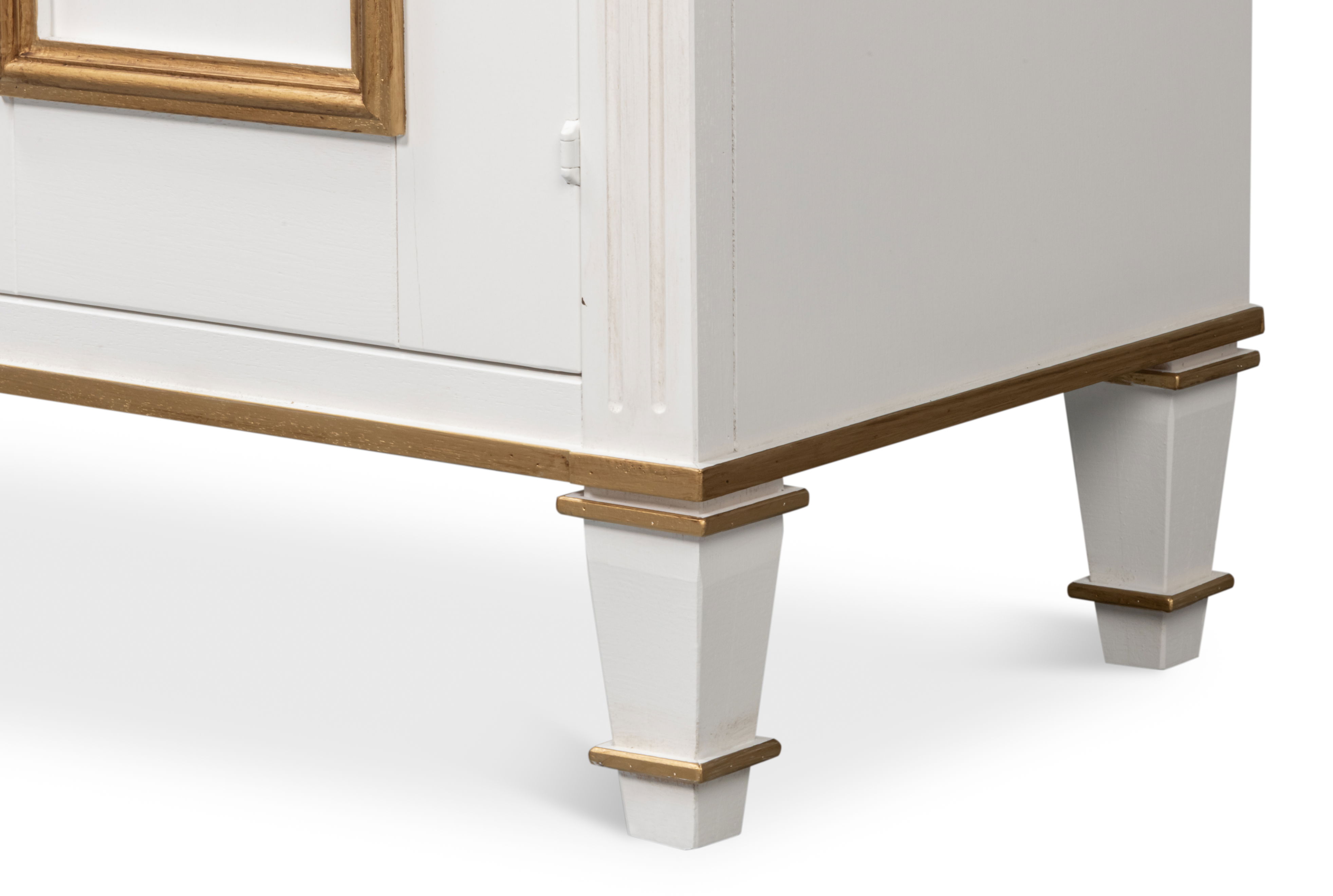 Louis Xvi Buffet,Cotina White, Cabinets & Sideboard by Sarreid, 60" length x 18" width x 34" height View 6