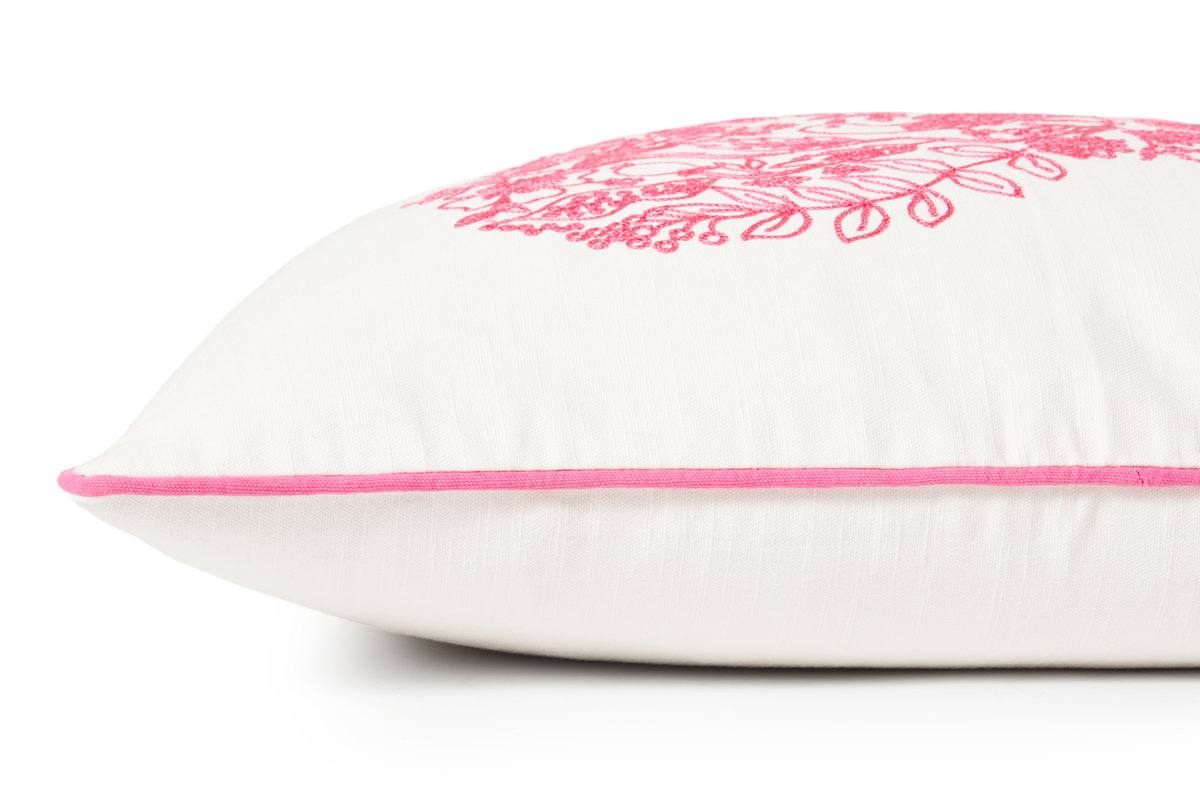 Rifle Paper Co. x Loloi Pillows Pillow, Decorative Pillow, 22" length x 22" width View 2