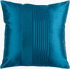 Solid Pleated Accent Pillow, Decorative Pillow by Surya, 18" length x 18" width thumbnail