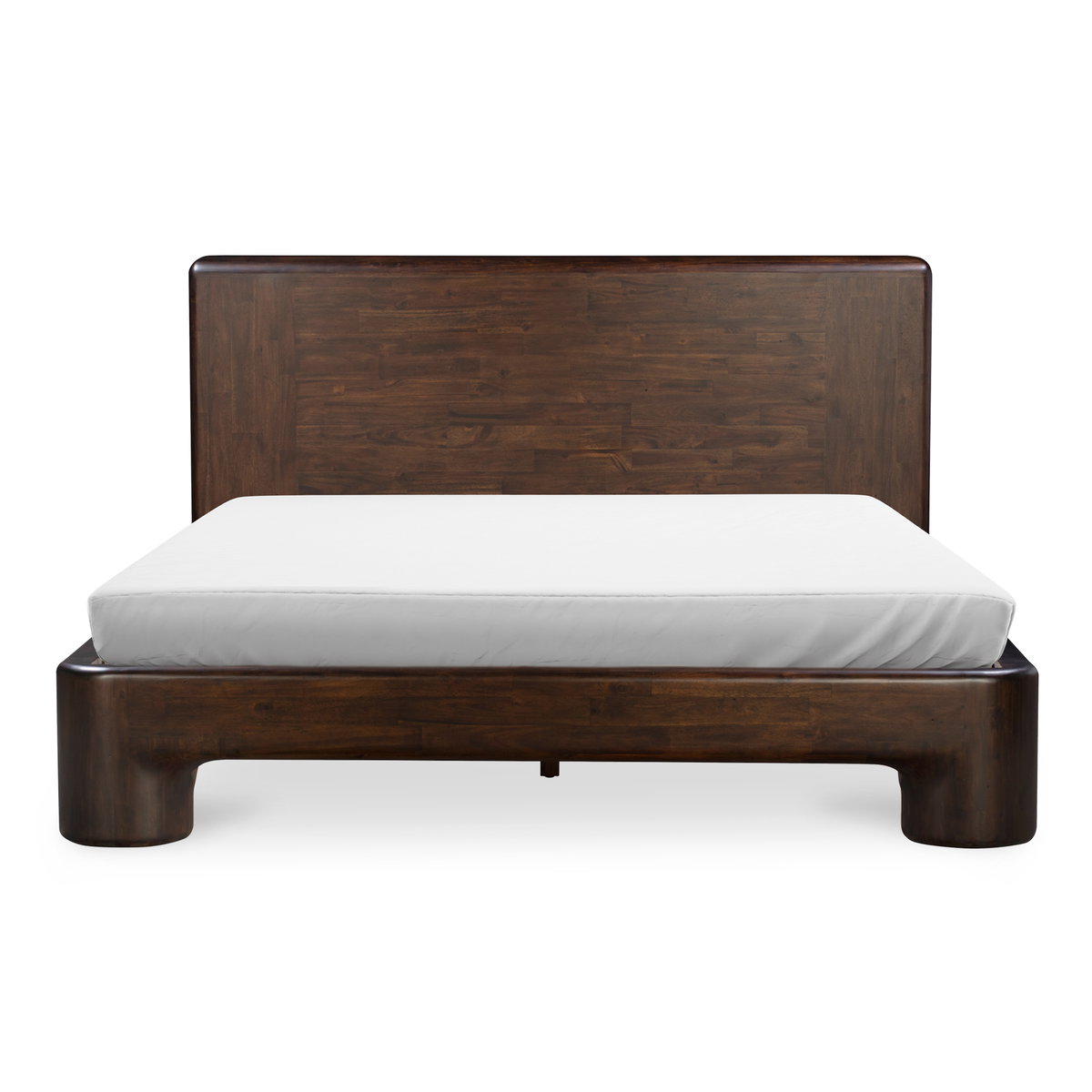 Rowan Bed Queen Dark Brown, by Moe's Home, 66" width x 40" height x 89" depth View 3