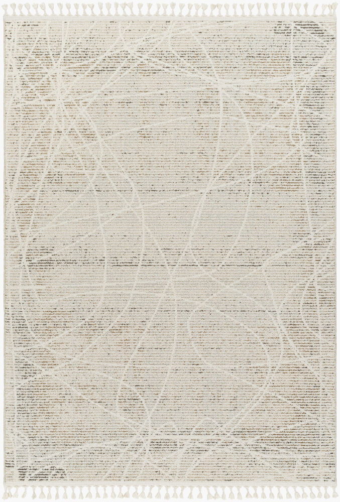 Rudy Machine Woven Rug, by Surya, 1'3.75" length x 1'3.75" width