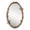 Paza Oval Vine Gold Mirror thumbnail 0