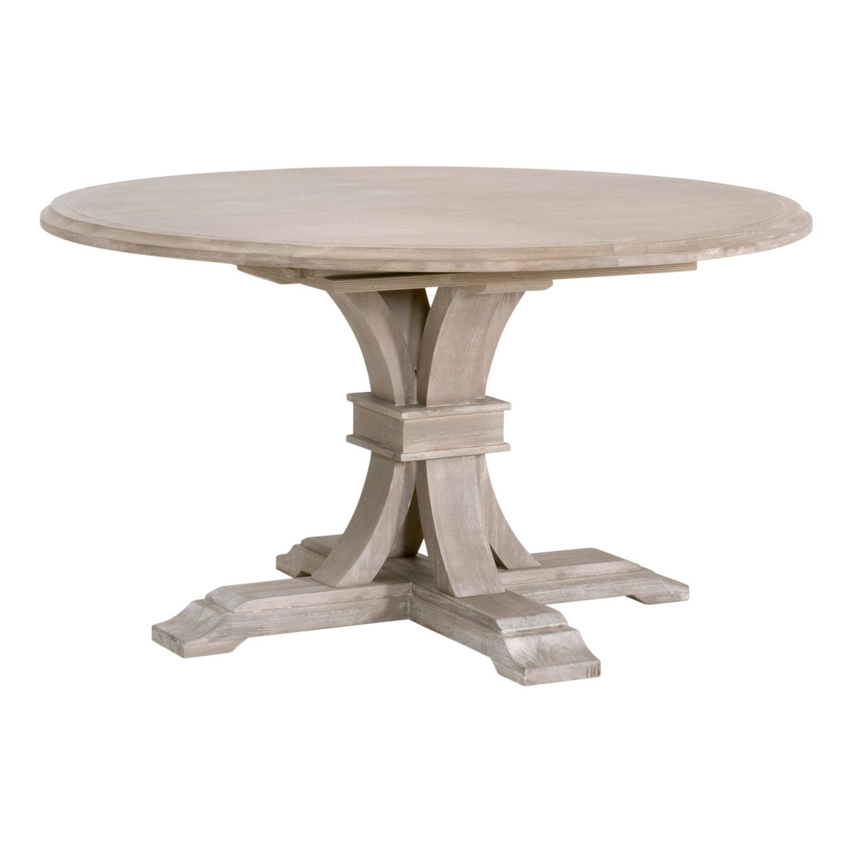 Devon 54' Round Extension Dining Table, by Essentials for Living, 54" width x 30" height x 54" depth View 4