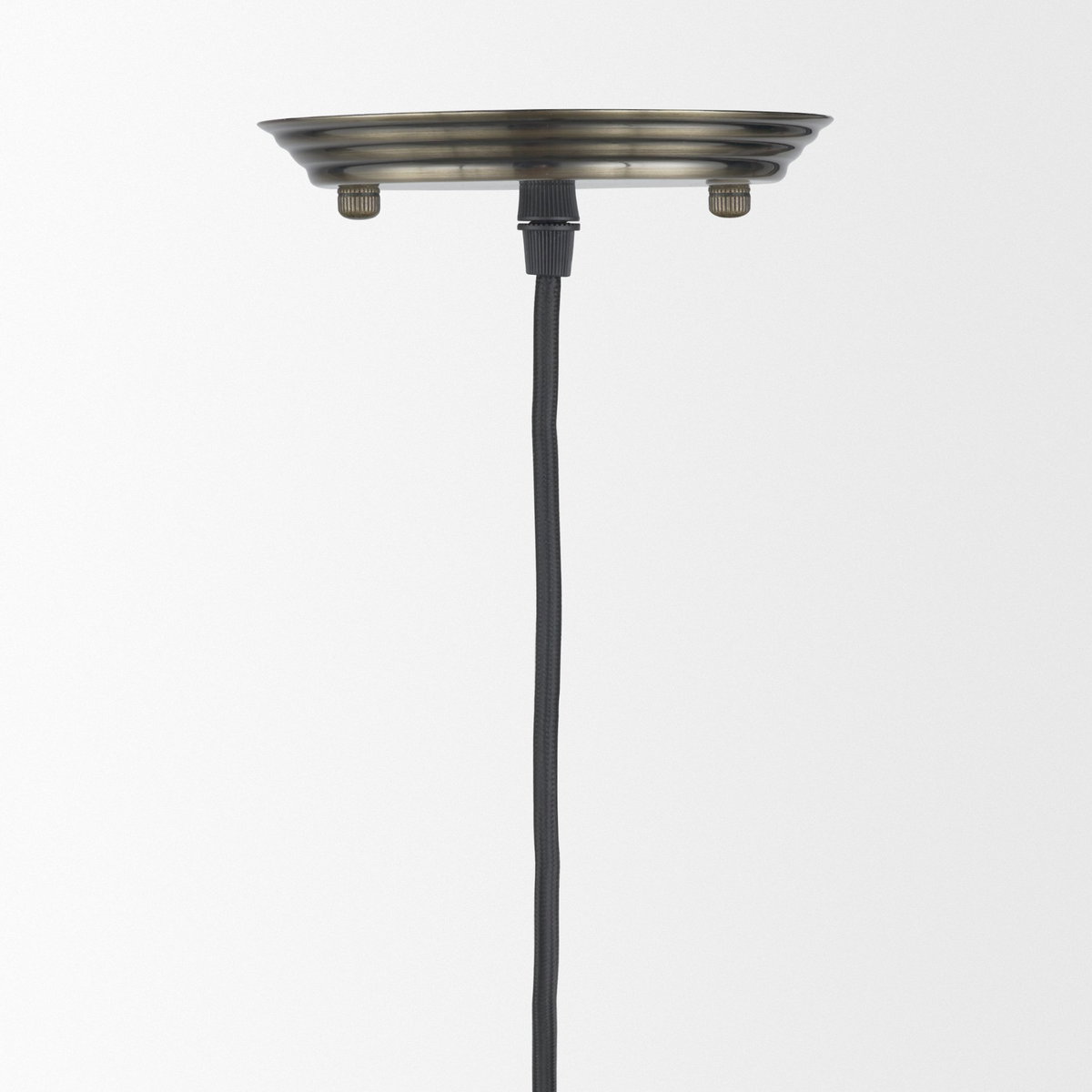 Hines I 4x8 Antiqued-Brass Metal Cage Pendant Light, by Mercana, 4" length x 4" width x 8" height View 5