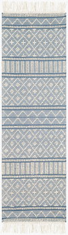 Farmhouse Tassels Handmade Rug, by Surya, 8' length x 2'6" width thumbnail