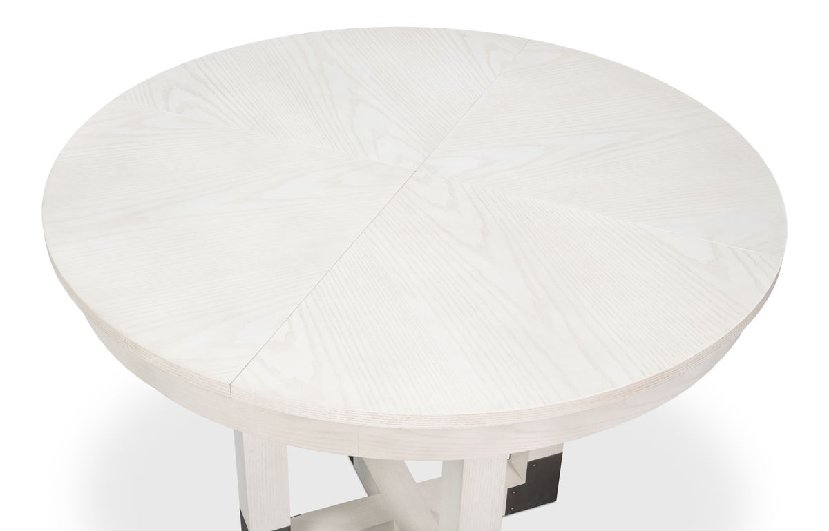 Brooklyn Jupe Table, by Sarreid, 4'8" length x 3'6" width x 2'6" height View 3