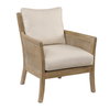 Encore Natural Armchair, Accent Chair by Uttermost, 28.5" width x 33" height x 31" depth thumbnail 4