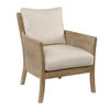 Encore Natural Armchair, Furniture by Uttermost, 28.5" width x 33" height x 31" depth thumbnail 4