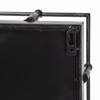 Christa 22L x 22W Black Metal Mirrored Base Square Tray, Decorative Tray by Mercana, 22.05" length x 22.05" width x 3.05" height thumbnail 11