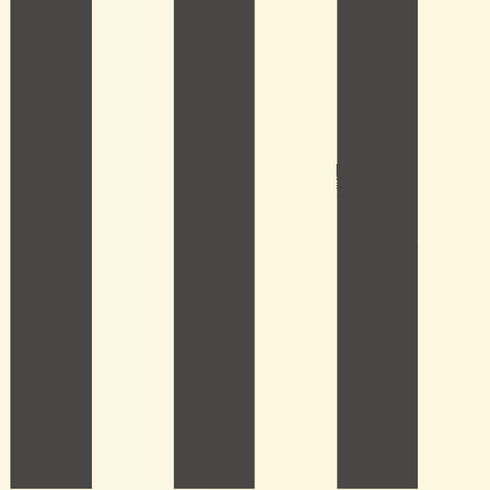 Awning Stripe Black & White Wallpaper