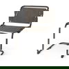 Berbick 33' Total Height Brown/Gray Suede with Iron Frame Dining Chair thumbnail 0