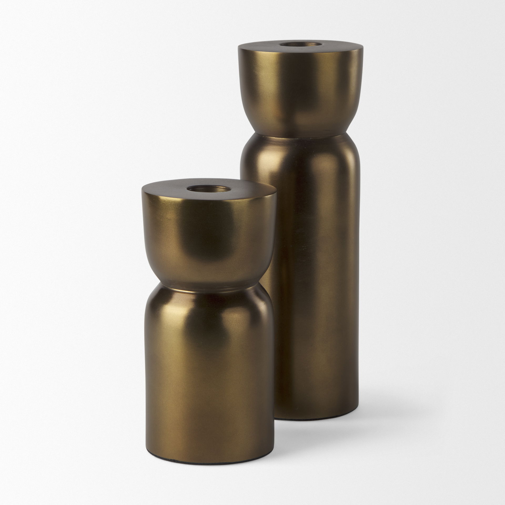 Malta Aluminum Candle Holder Large large image 