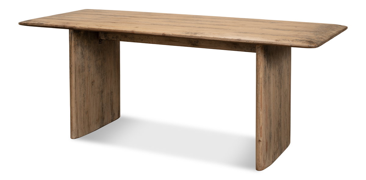 Andre Dining Table, Natural, by Sarreid, 79" length x 31" width x 31" height View 1