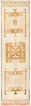 Antique One of a Kind Handmade Rug, by Surya, 10'7" length x 3'2" width thumbnail