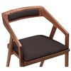 Padma Arm Chair Black thumbnail 3