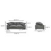 Plunge Sofa Charcoal thumbnail 7