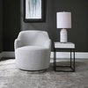Hobart Casual Swivel Chair, Accent Chair by Uttermost, 28" width x 30" height x 28" depth thumbnail 2