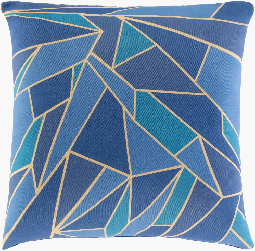 Geometric Shatter Accent Pillow, Decorative Pillow by Surya, 20" length x 20" width