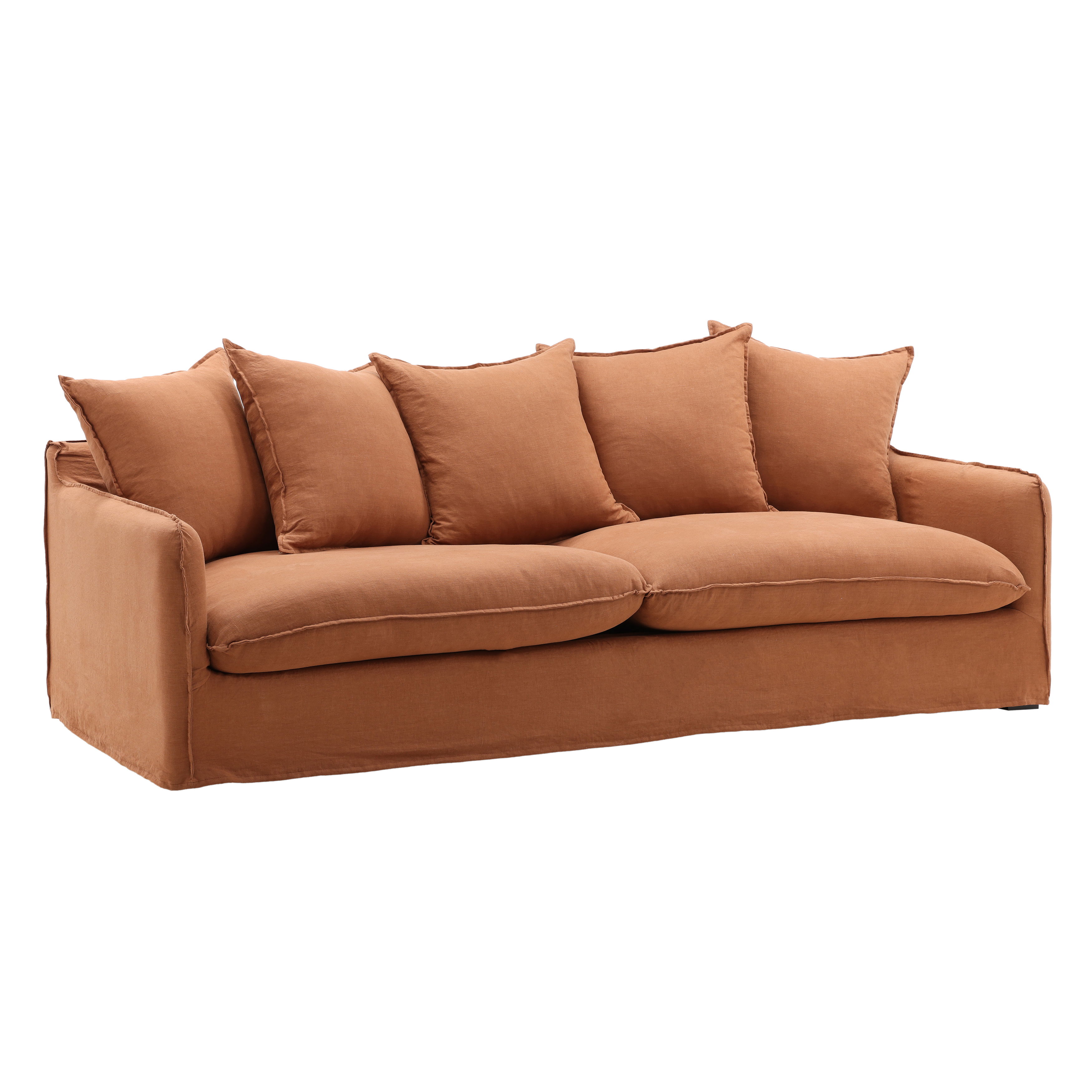 Vivian Sofa Frame, Sofas & Sectional by Dovetail, 96" width x 28.35" height x 41.33" depth View 1