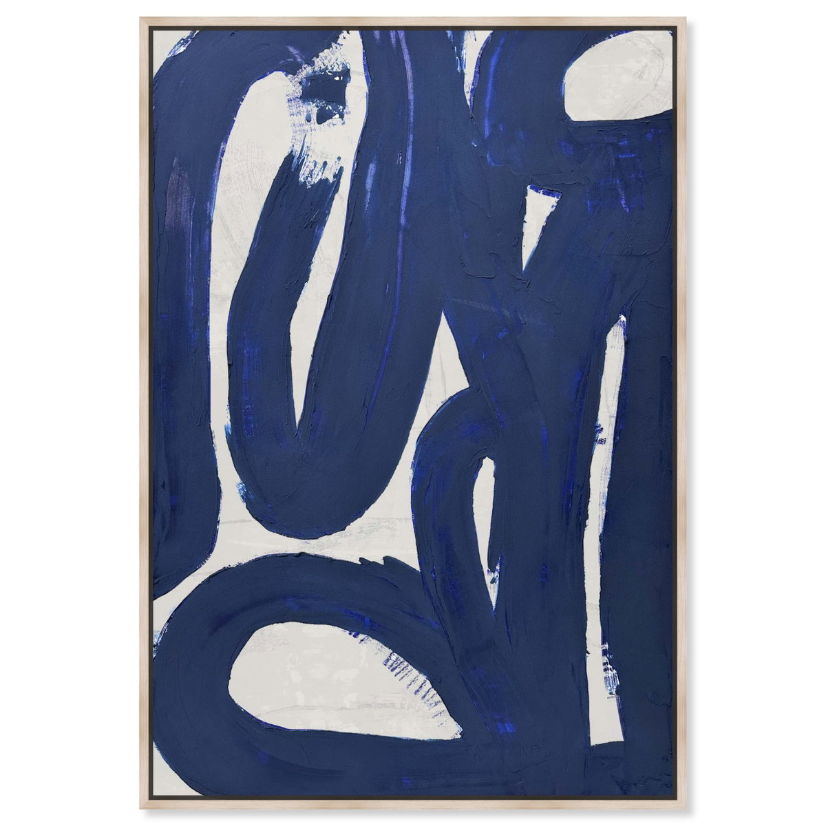 Blue 4 1 (Blue Spackle), Art by Oliver Gal,  20x30 View 1